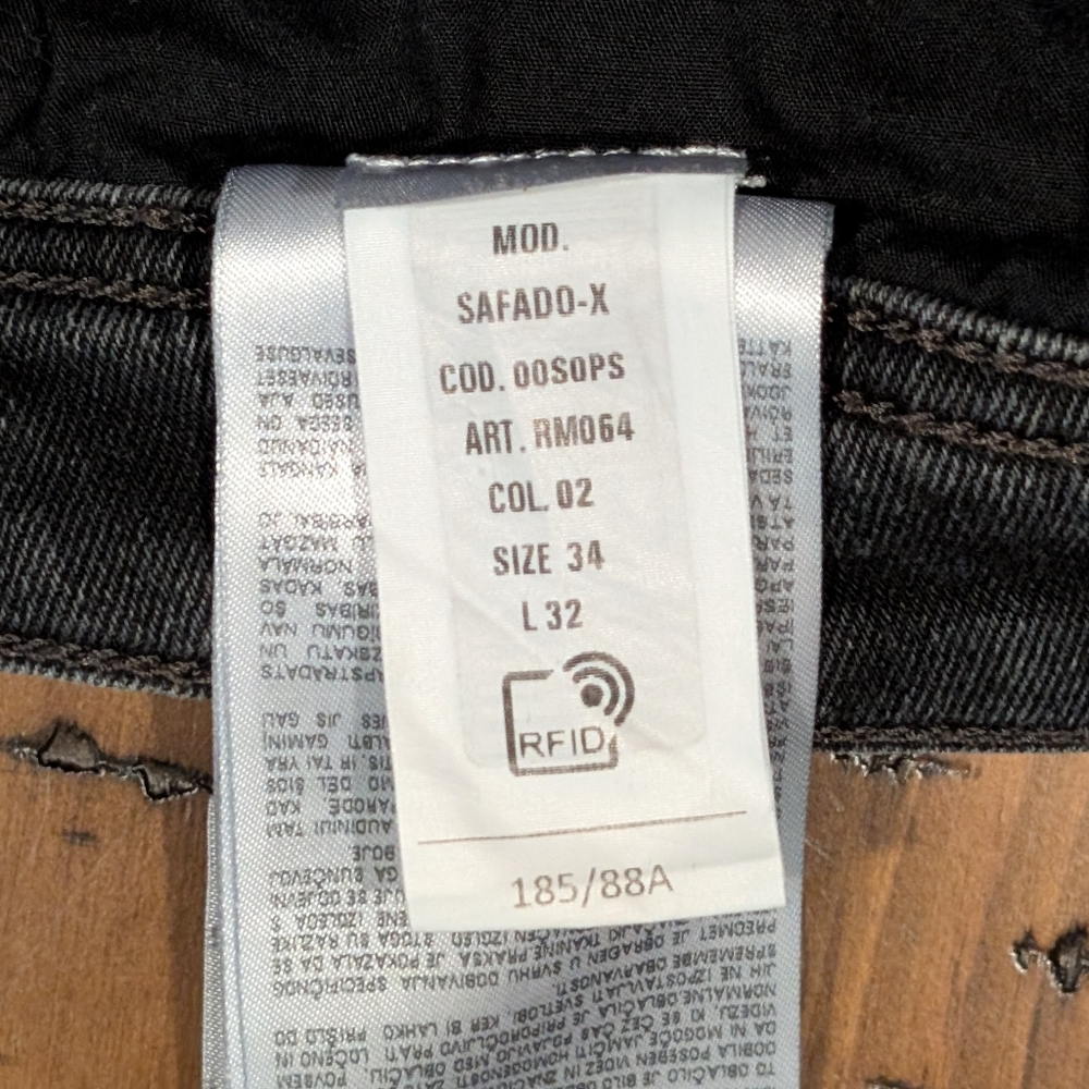 Diesel 34x32 Slim Straight Safado-X Jeans - Picture 9 of 16